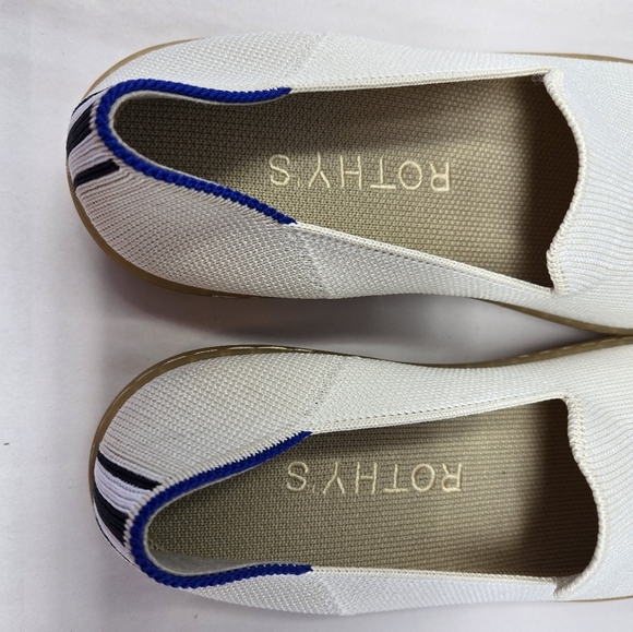 Rothy's Women's Slip On Sneakers Sz 8 Vanilla Bean Color Ultimate Comfort Shoes - Picture 10 of 14